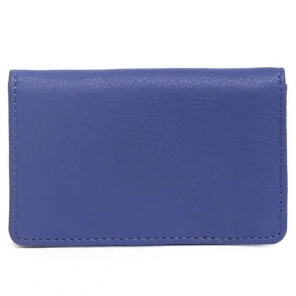 Aimee Kestenberg Sammy Bifold Card Wallet, BLUE IRIS, One Size, NWT - Picture 2 of 5